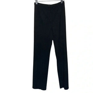 A&K Designs light, flowing black,  wide leg, palazzo pants w front zipper